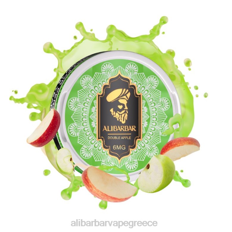 Alibarbar Vape Flavours - Alibarbar σακουλάκια νικοτίνης 462D96 διπλό μήλο
