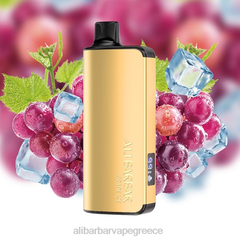 Alibarbar Vape Greece - Alibarbar Ingot 20000 ατμούς μιας χρήσης 462D37 πάγος σταφυλιού