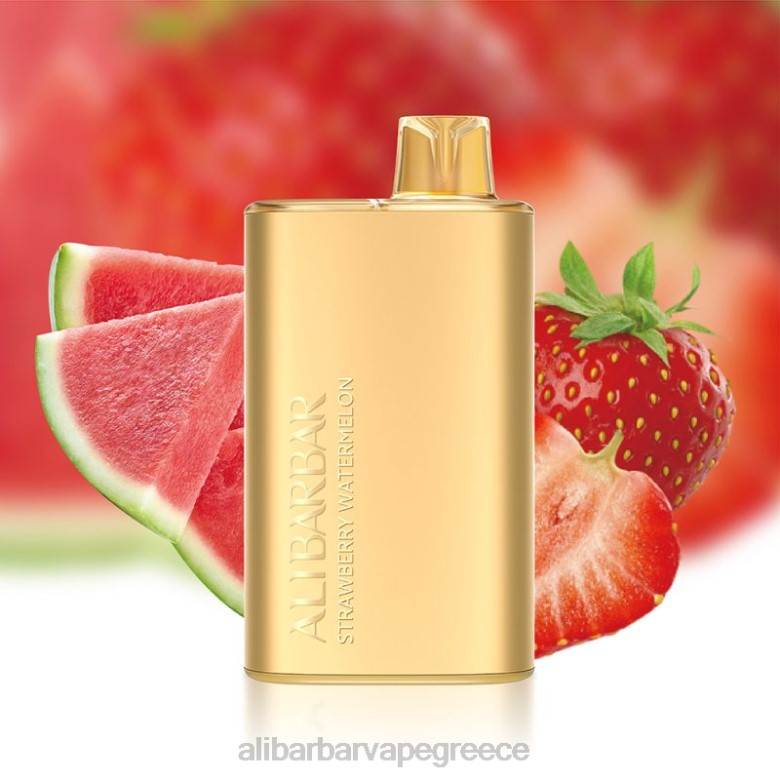 Alibarbar Vape Greece - Alibarbar Rich 8000 ατμούς μιας χρήσης 462D13 καρπούζι φράουλα