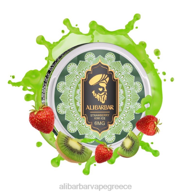 Alibarbar Vape Greece - Alibarbar σακουλάκια νικοτίνης 462D91 πάγος ακτινίδιο φράουλα
