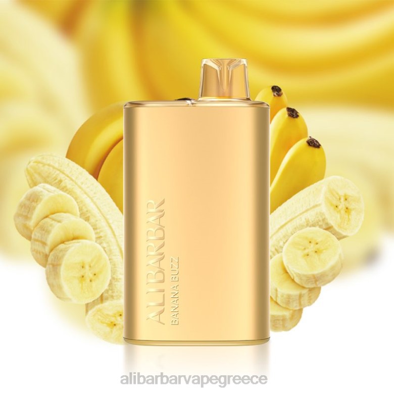 Alibarbar Vape Αθήνα - Alibarbar Rich 8000 ατμούς μιας χρήσης 462D2 βουητό μπανάνας